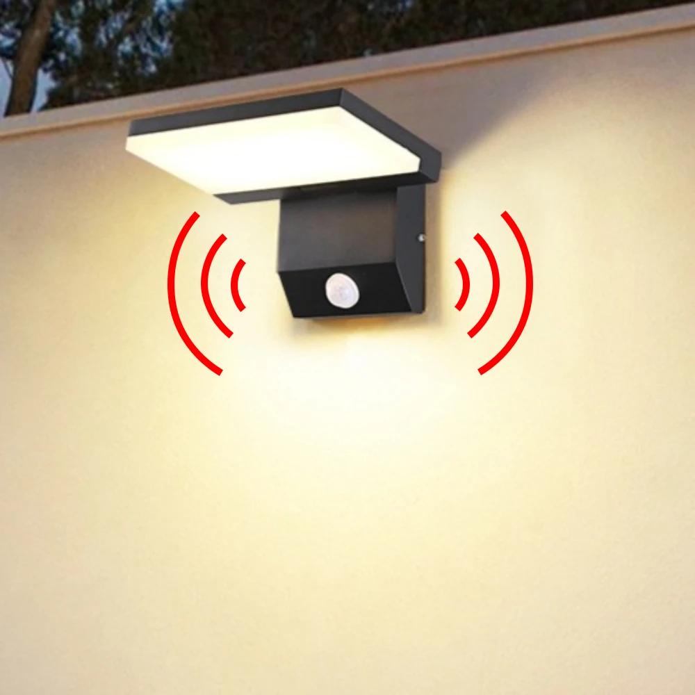 Outdoor Wall Lamp LED Sensor Wall Ligh IP65  Modern Foldable Garden Courtyard Balcony Corridor Porch Indoor Lamps