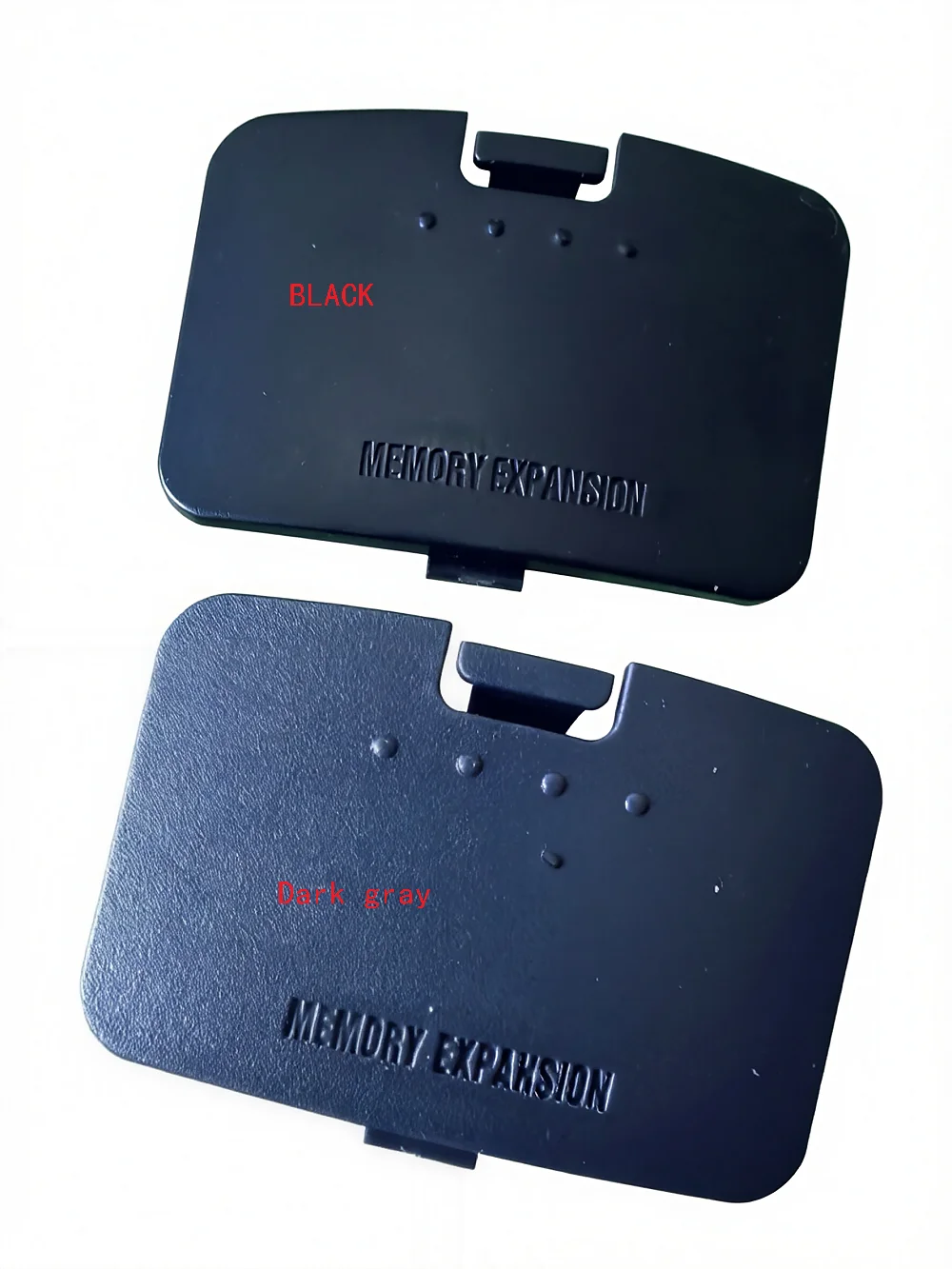 50pcs/lot High Quality BLA CK Repair Memory Expansion Jumper Pak Pack Door Cover Lid Part For N64 Controller