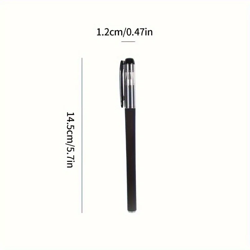 5/10/20 قطعة أقلام جل سريعة الجفاف، طرف رفيع 0.5 مم، حبر أسود - اختيار مثالي للمكتب والمدرسة للاستخدام المكتبي المدرسي فقط #4