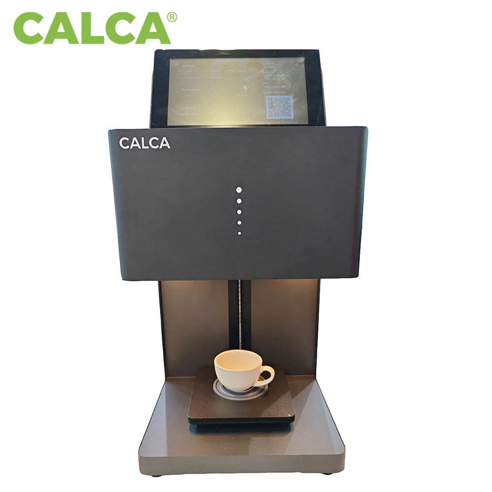 

CALCA Food-Grade Coffee Latte Art Printer WiFi 600dpi for DIY Pictures/Patterns on Coffee Dessert Cake and Cookies Cafe Shop Use