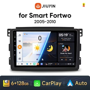 JIUYIN-CarPlay لاسلكي الروبوت, راديو سيارة لمرسيدس بنز, سمارت فورتو, 451, 2005-2015, مشغل سيارة, GPS, راديو السيارات 2 دين, TS18 أفضل 6 مكبرات صوت ذكية للمبيعات 451 - رقم 2