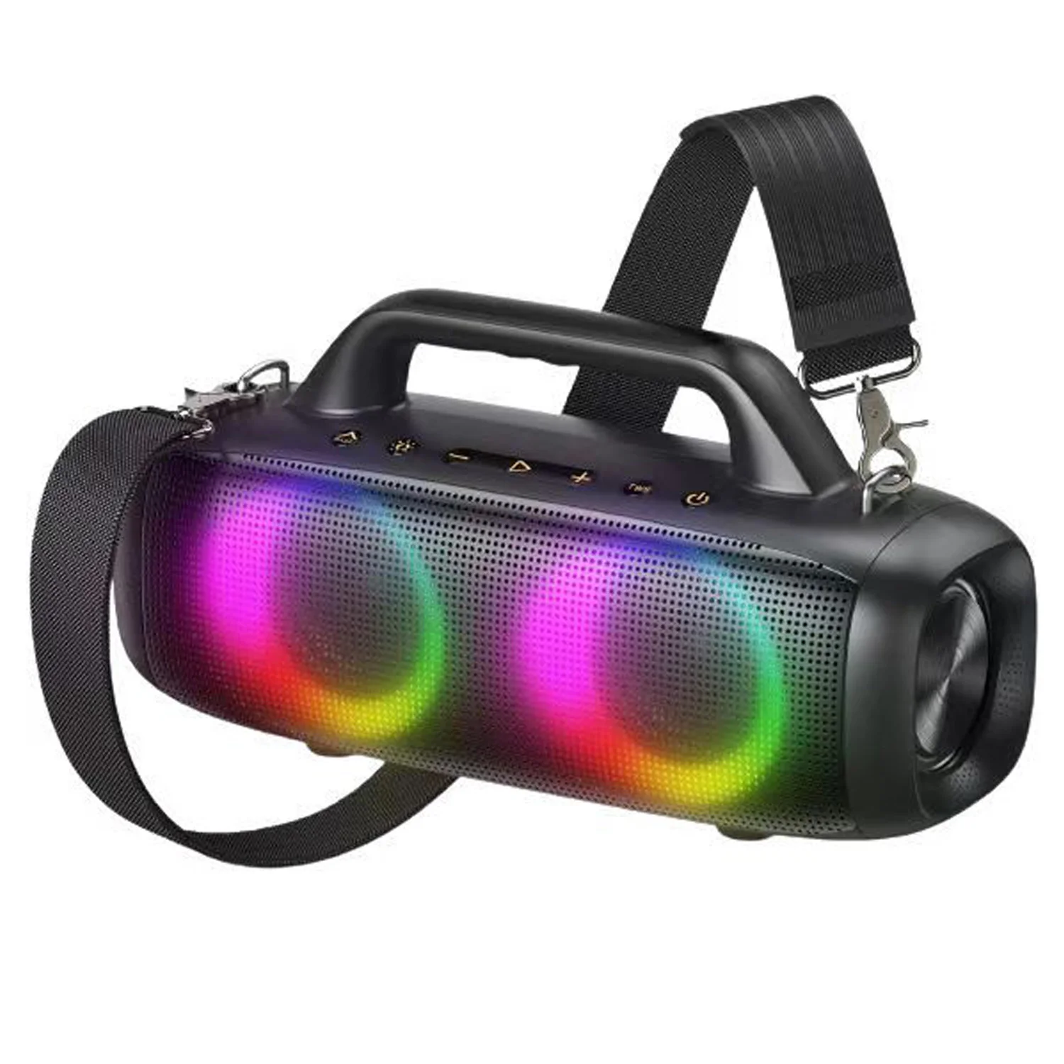 

M300 Wireless 80W PartyBox Speaker with Dynamic RGB Lights IP67 Waterproof Bluetooth 12 Hours Playtime for Outdoor Parties