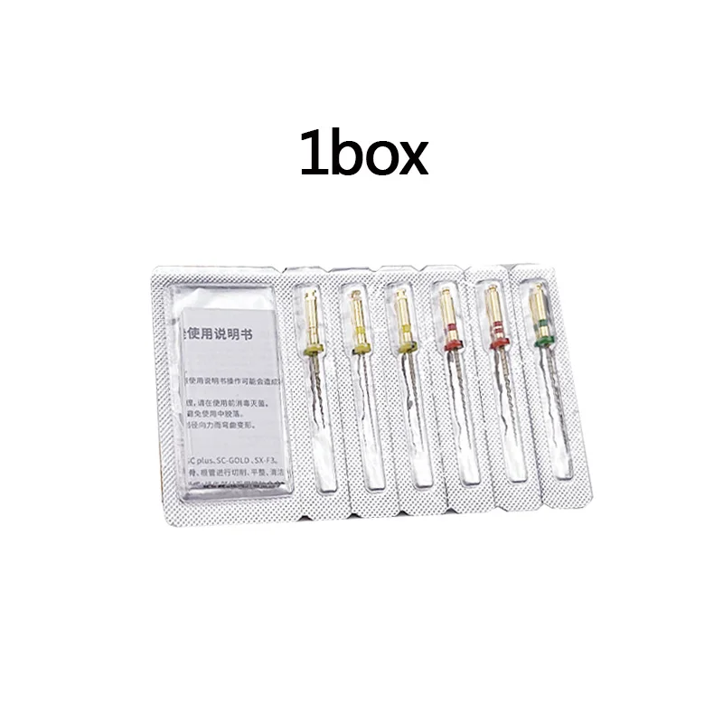 6pcs/Box COXO SOCO PRO Dental Nickel Titanium Heat Activation Root Canal File Endodontic Rotary Files Dentist Materials