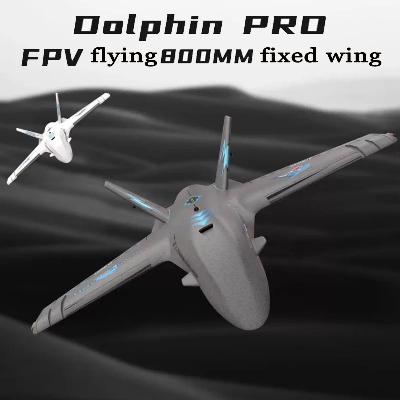Atomrc Fixed Wing Model Fpv New Dolphin Pro Quick Disassembly Installation Diy Compatible With Gopro Hero Heat Dissipation Gift