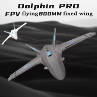 Atomrc Fixed Wing Model Fpv New Dolphin Pro Quick Disassembly Installation Diy Compatible With Gopro Hero Heat Dissipation Gift