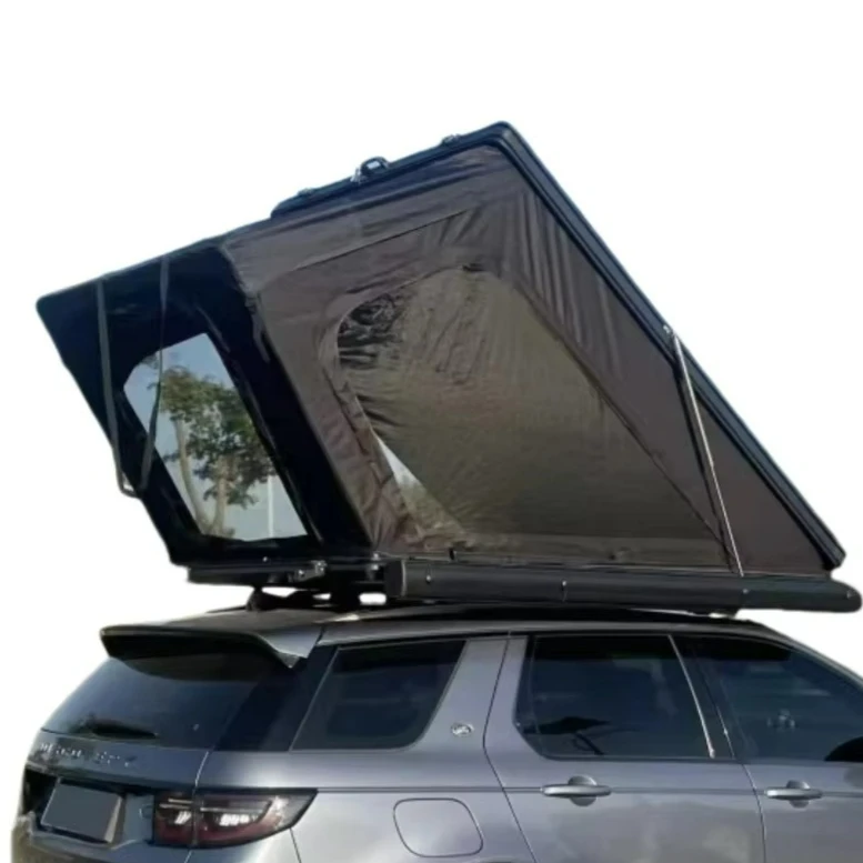 

Elevated Model with AwningTriangle Roof Tent Winter Outdoor Camping SUV Car Tent Hard Bottom Aluminium Alloy Durable