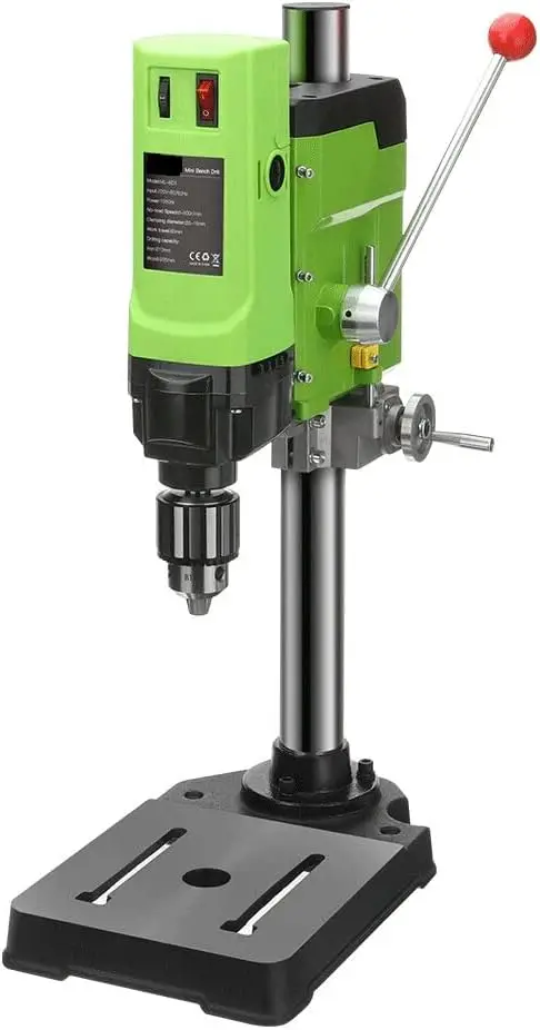 

MINIQ Bench Drill Stand Mini Electric Bench Drilling Machine Drill Chuck Widely applicable to models, wooden boards etc