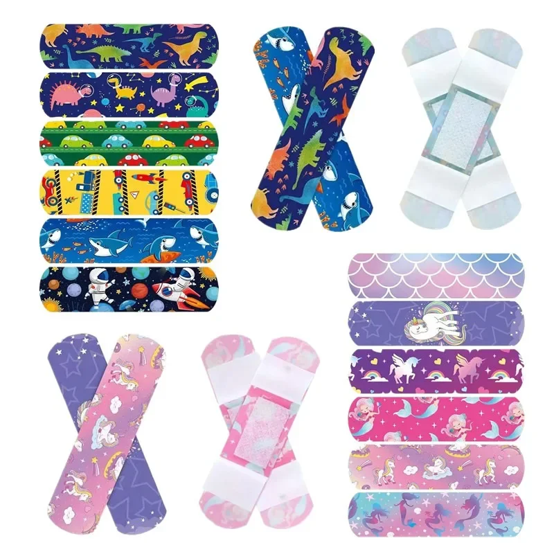 50 Pcs/Set 100 Pcs/Set Cartoon Band Aid Healing Wound Plaster Patch for Kids First Aid Skin Tape Adhesive Bands