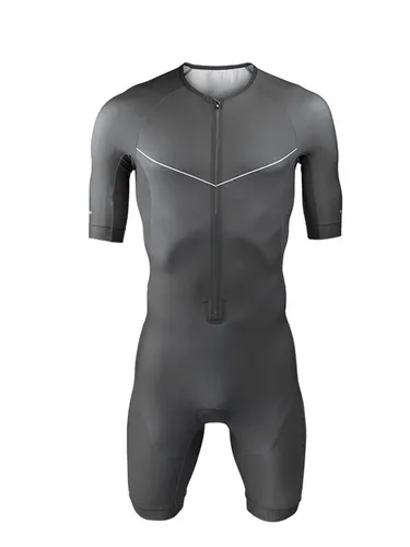 Imagen 2 del producto Traje de carrera de triatlón Righttrack, traje de manga corta para hombre, trajes trios de larga distancia, rendimiento, natación/ciclismo