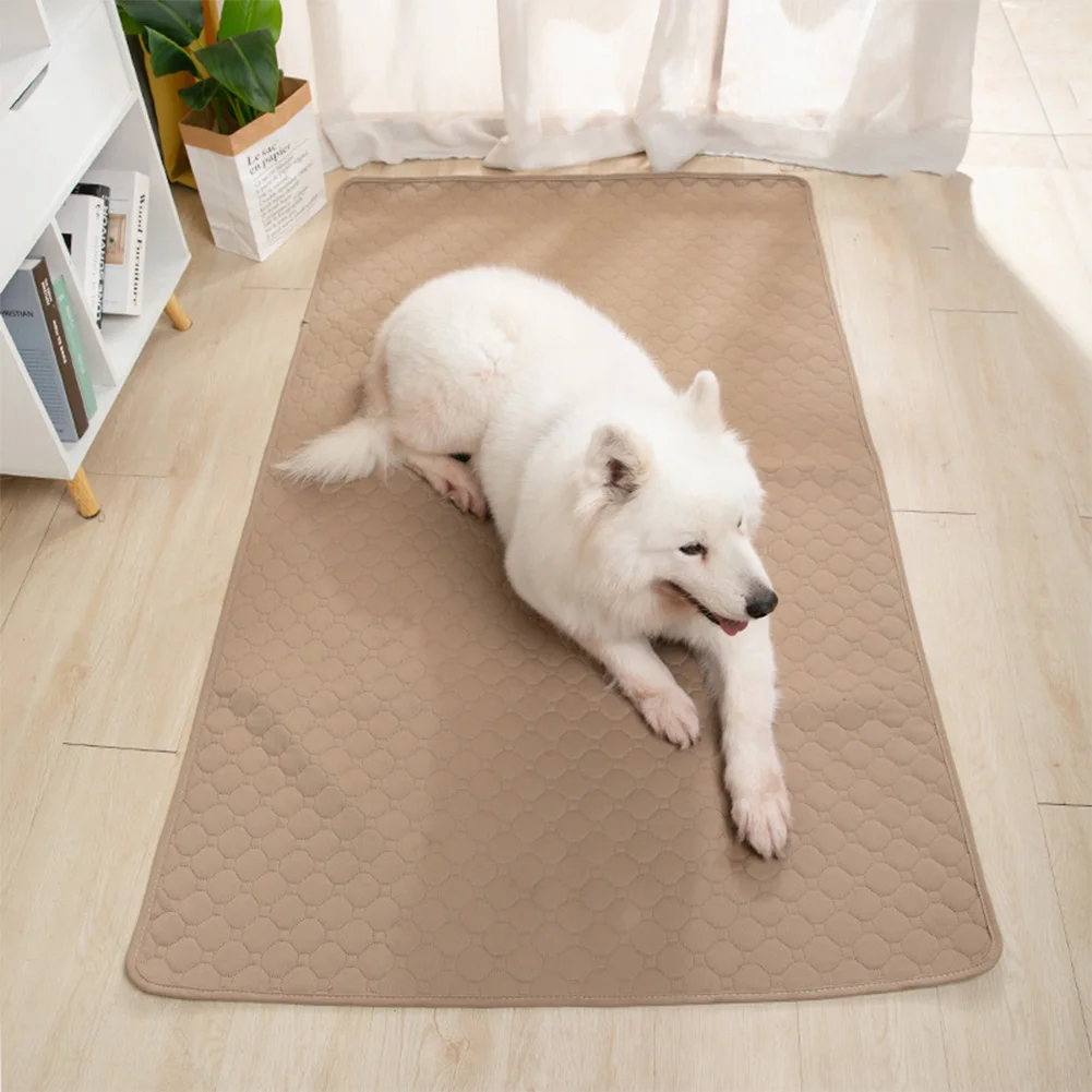 Anti Slip Pet Pee Pad Reusable Absorbent Puppy Cat Training Diaper Mat Dog Pee Pad Blanket Highly Absorbent Diaper Pet Supplies