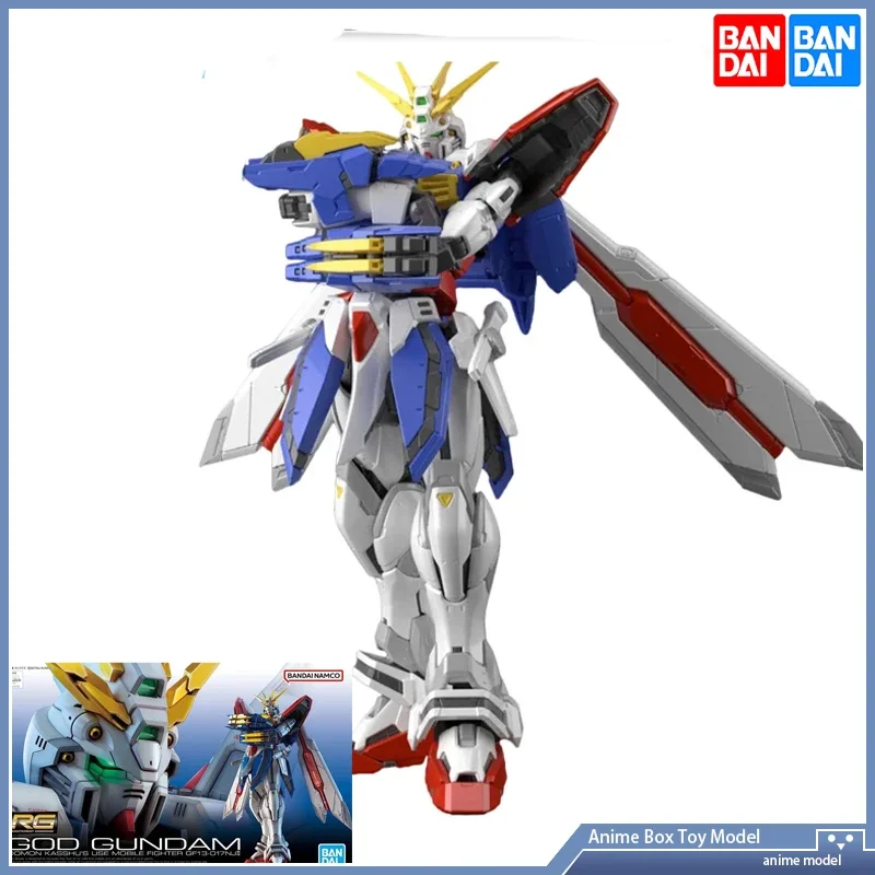 

Gundam BANDAI RG 1/144 GF13-017NJⅡ GOD GUNDAM Mobile Fighter Action Toy Figures Assembly Action Mech Original Product