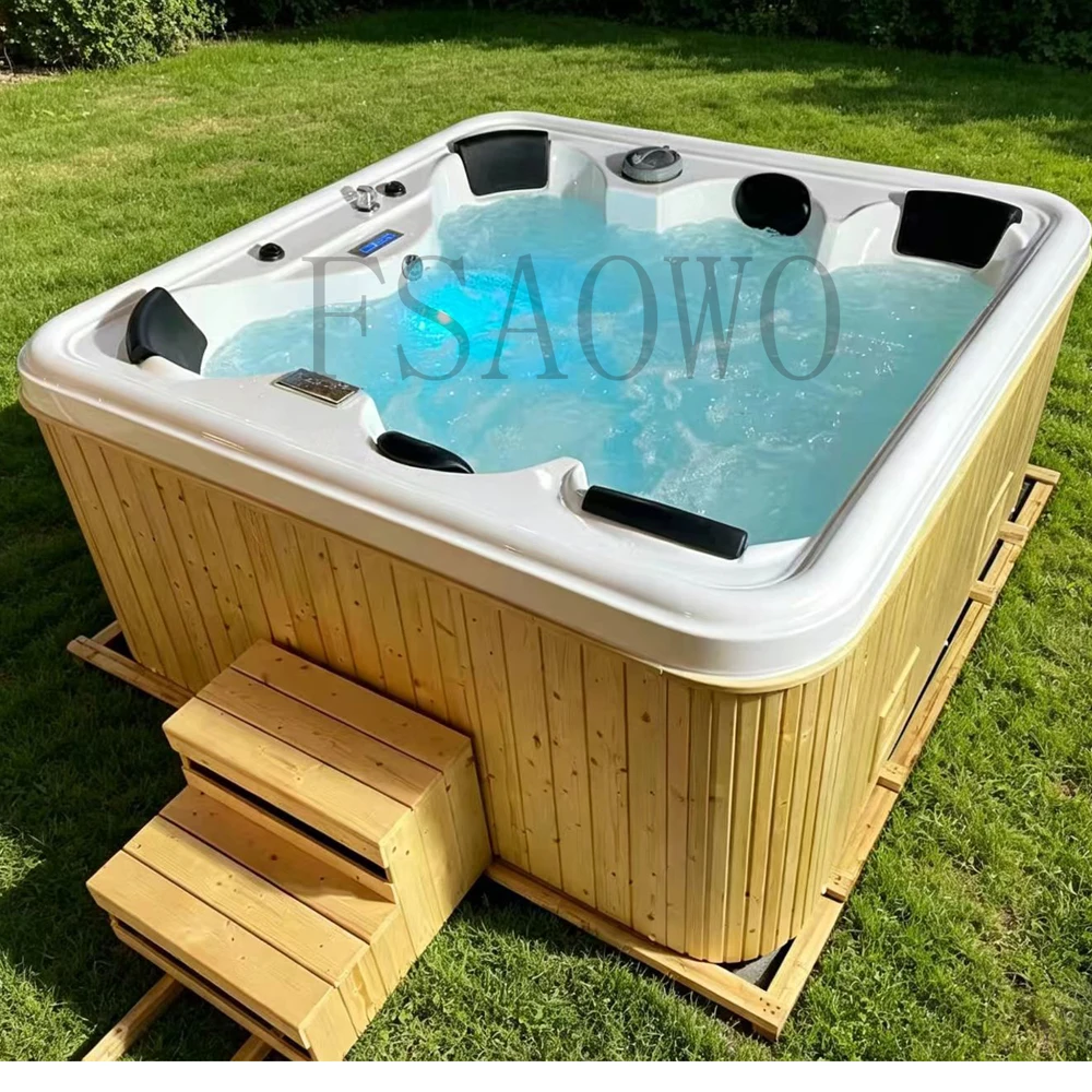Jacuzzs Pool 6 Person or More Outdoor Spa 6 Person With Jacuzzier Massage Bathtub Acrylic Swim Tubs Whirlpool Hot Tub