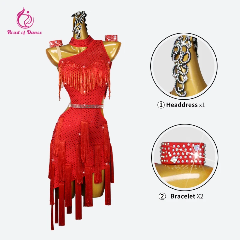 ラテンダンススカートパーティードレス2025アメリカン服ガールズミディレディースセクシースーツ練習エレガントフォーマルステージイブニングダンスウェア