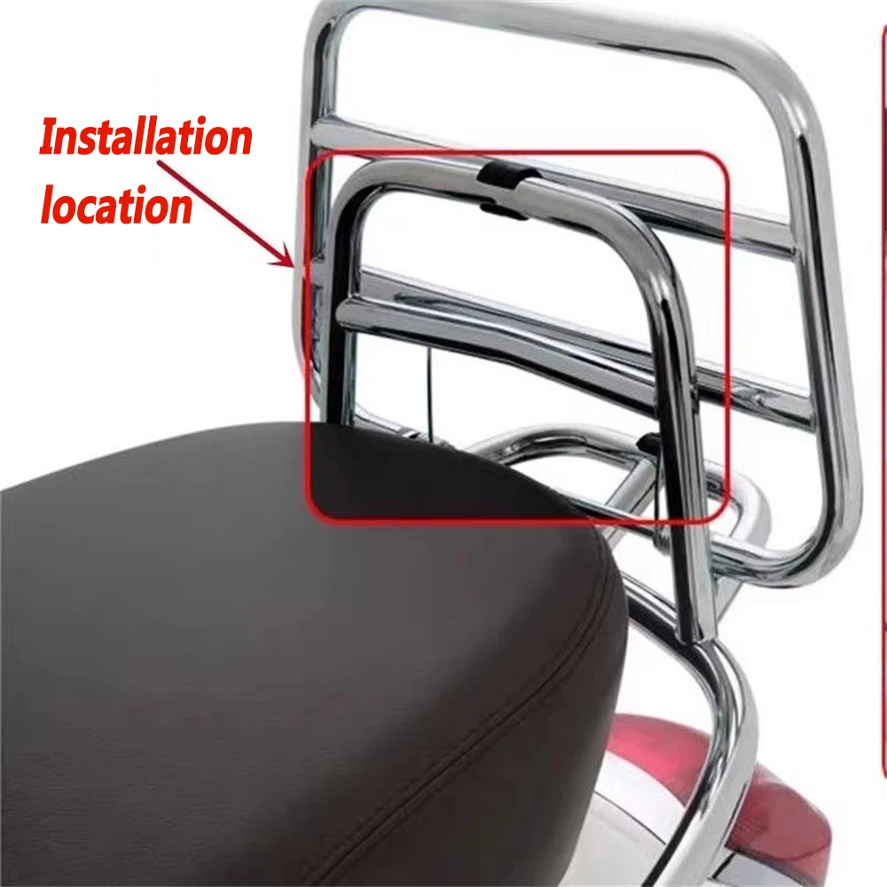 For Vespa modified backrest Primavera/Sprint 150 GTS300 GTV6 Gtv Six Days rear shelf backrest quick release back pad