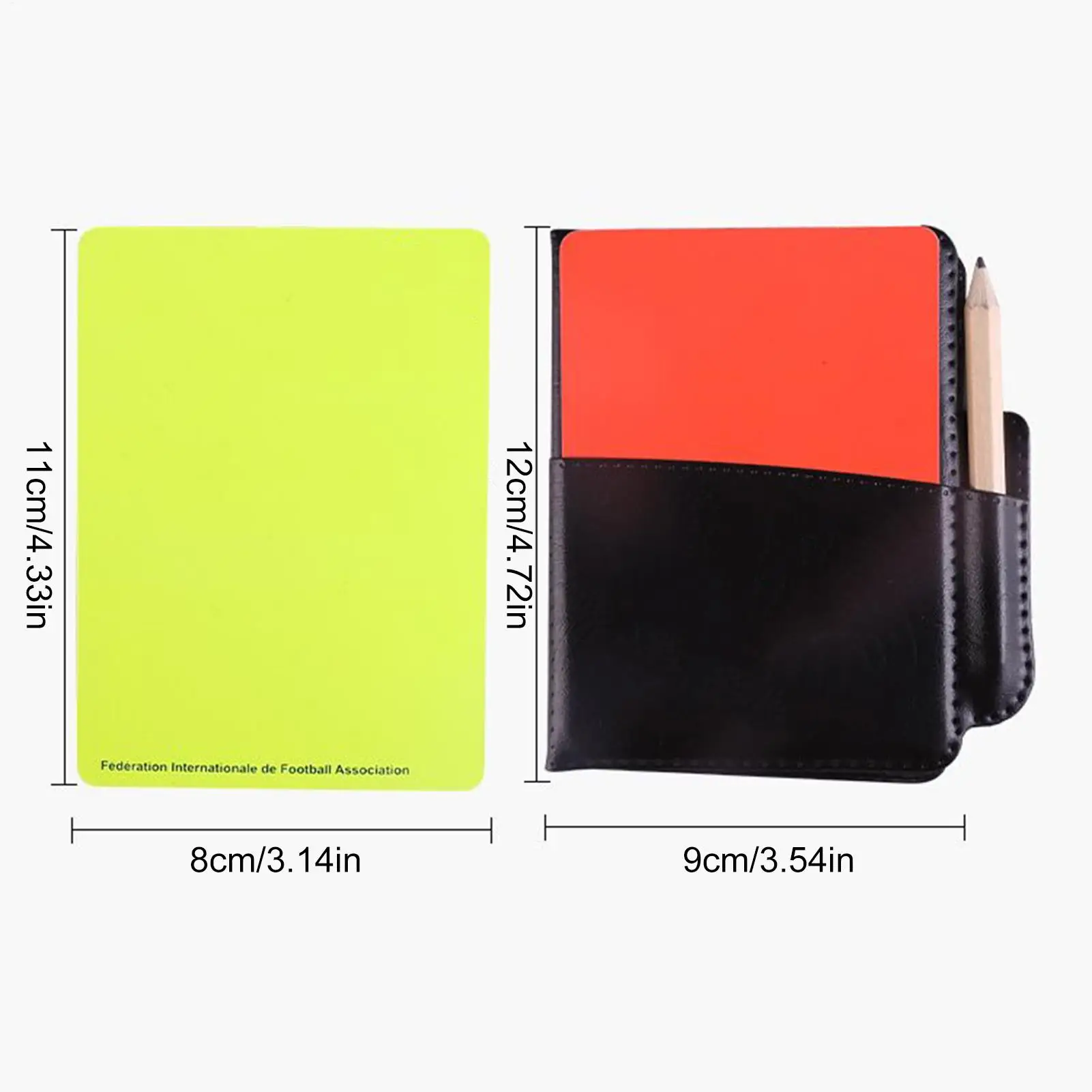 Soccer Kit Whistle with Referee Cards Set, Referee Cards for Soccer Football, Ideal Referee Kits for Game Sports