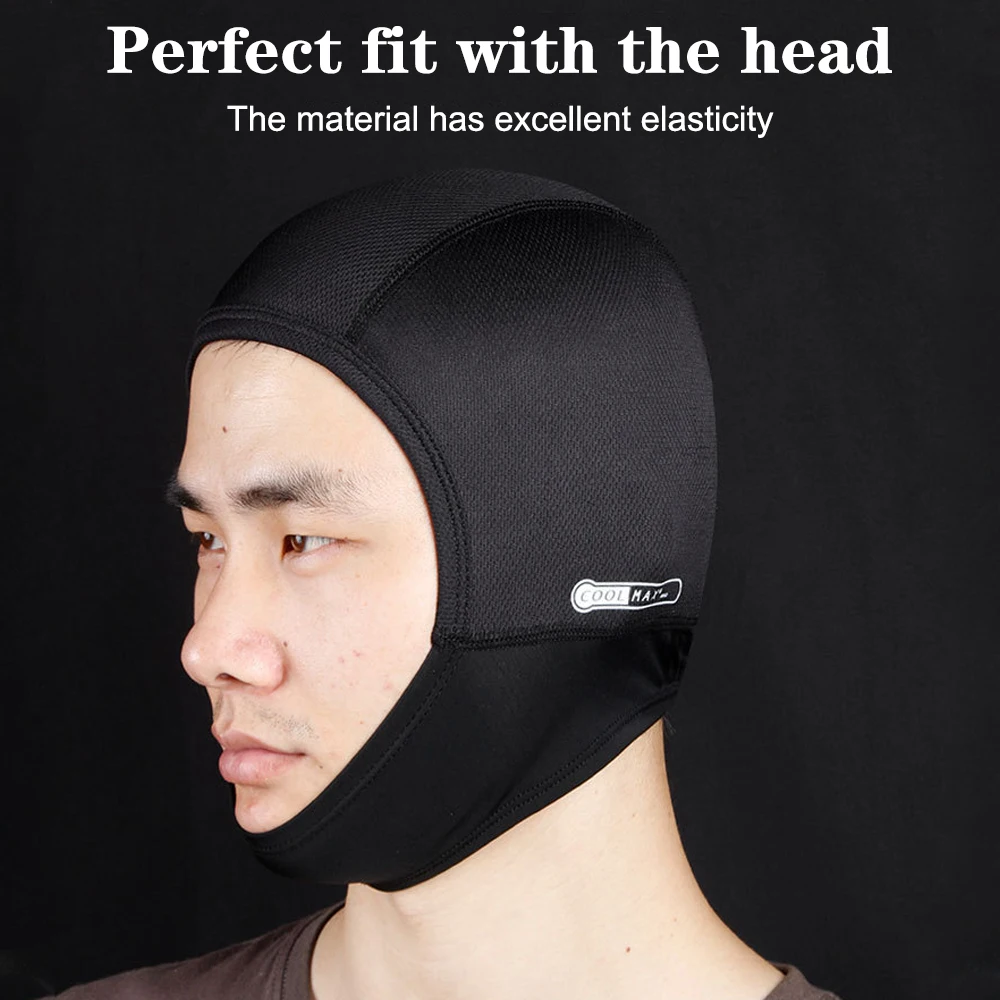 Soft Elasticity Sports Headgear Quickly Drying Out Motorcycle Helmet Inner Cap Breathable And Sweat Wicking Visor Sunscreen image 5