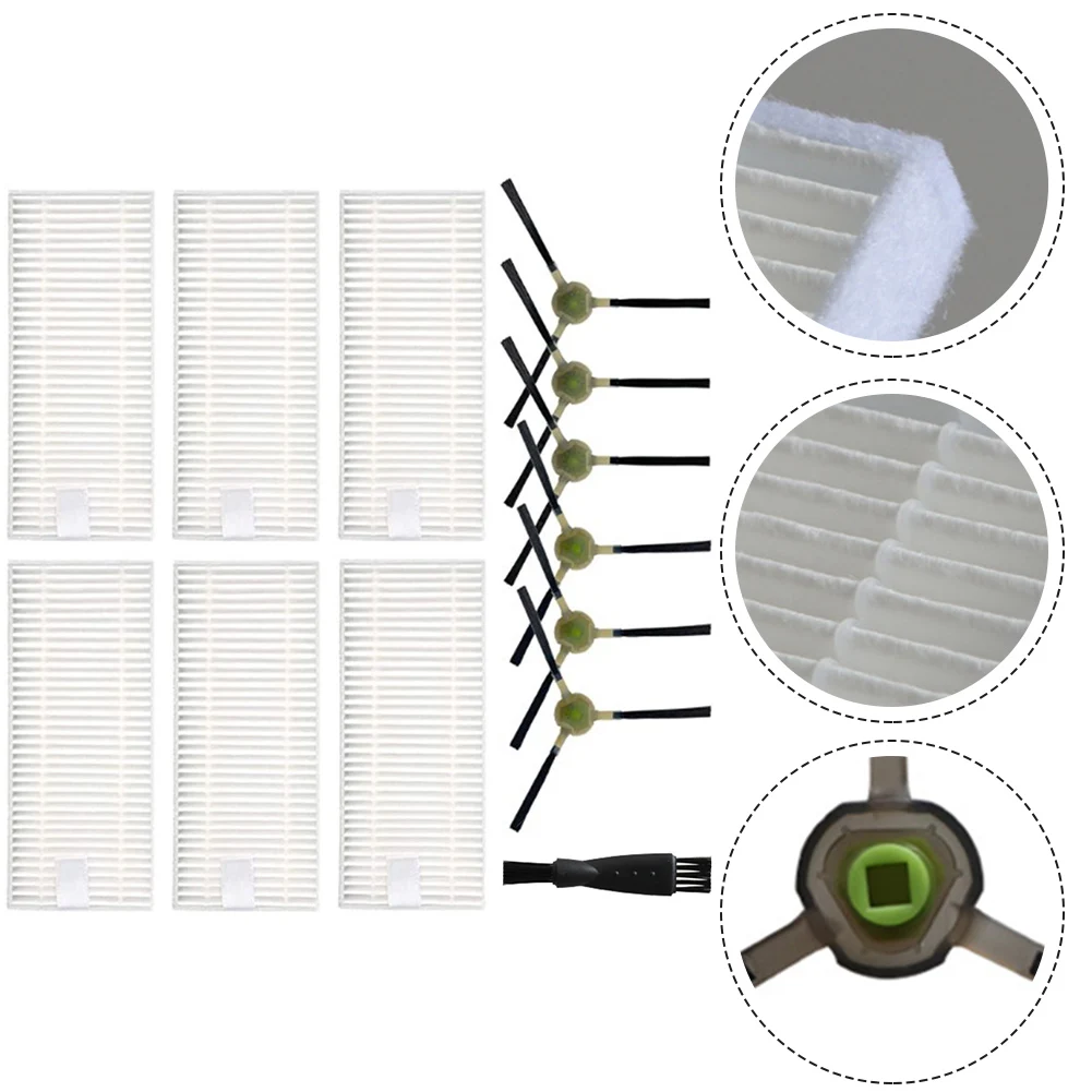 1 Set Filter Side Brushes Mop Cloth For OKP Life K2 K3 K4 K5 For Lefant M210 M210S M210B M213 Robot Vacuum Cleaner Replacement