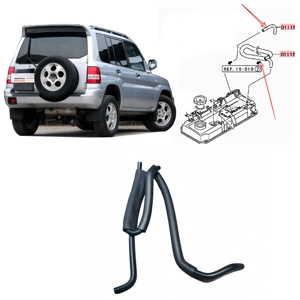 1 Piece MD368272 Intake Hose for Pajero Mini  Exhaust Hose for Pajero IO  Breathing Hose for PAJERO  Accessories