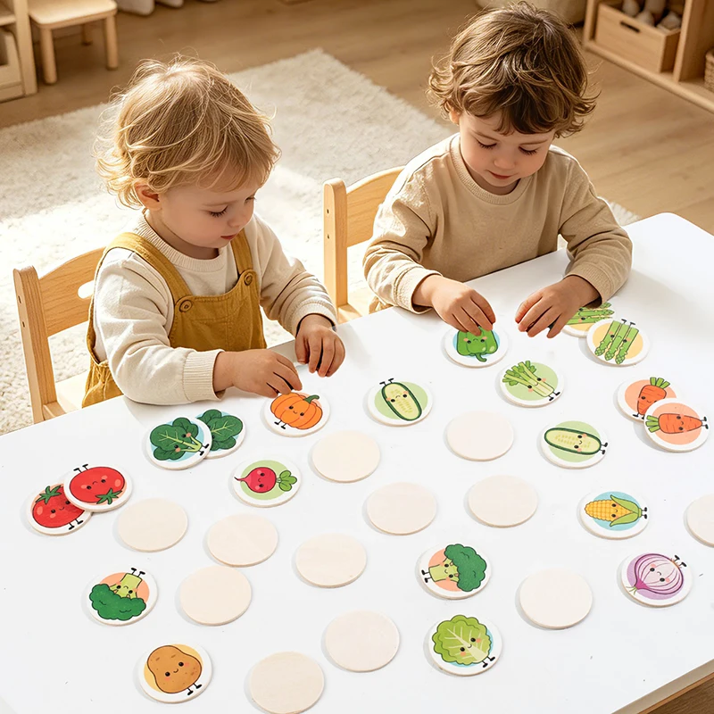 Children find the same matching card memory training toy, brain training, flipping cards, elimination game, table drawing game,