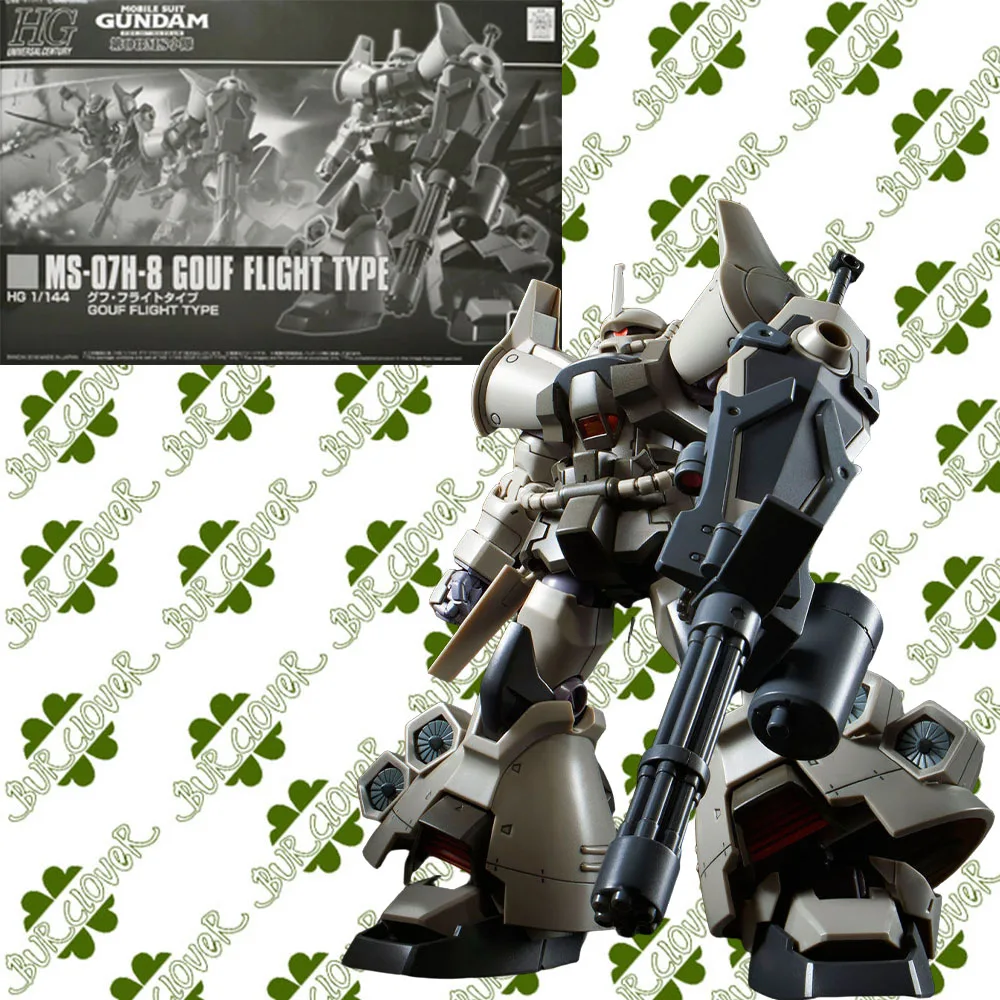 2Bandai Genuine HG HGUC PB 1/144 Jegan Gouf Flight Type ReGelg Anime Action Figure Assembly Model Toys Gifts For Children GUNDAM
