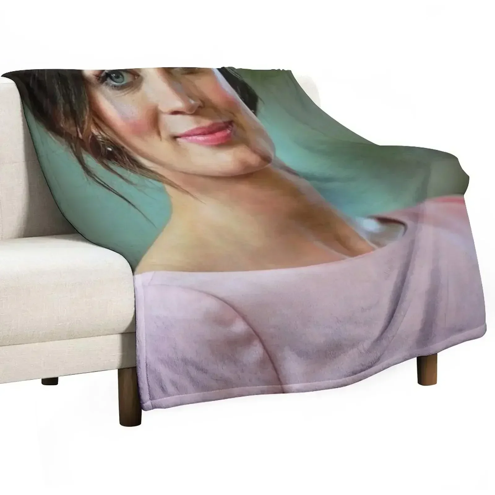 

Emily Blunt Throw Blanket Summer Moving Flannels Decoratives Blankets