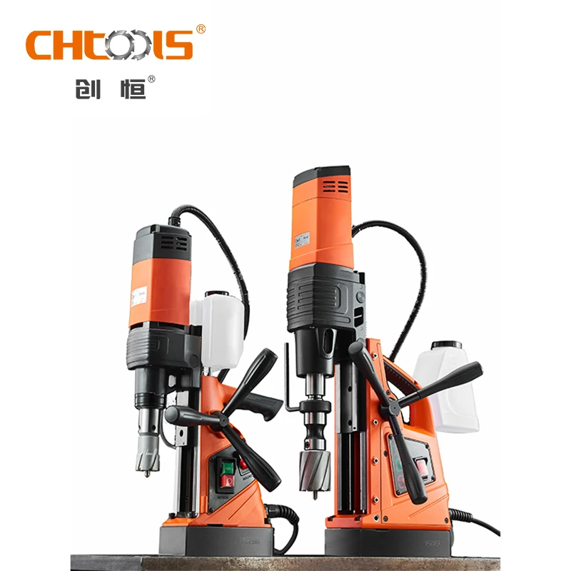 35mm Power Drill Press Electric Magnetic Drilling Machine For Industrial Steel Drilling Multi-Purpose Tool With Support