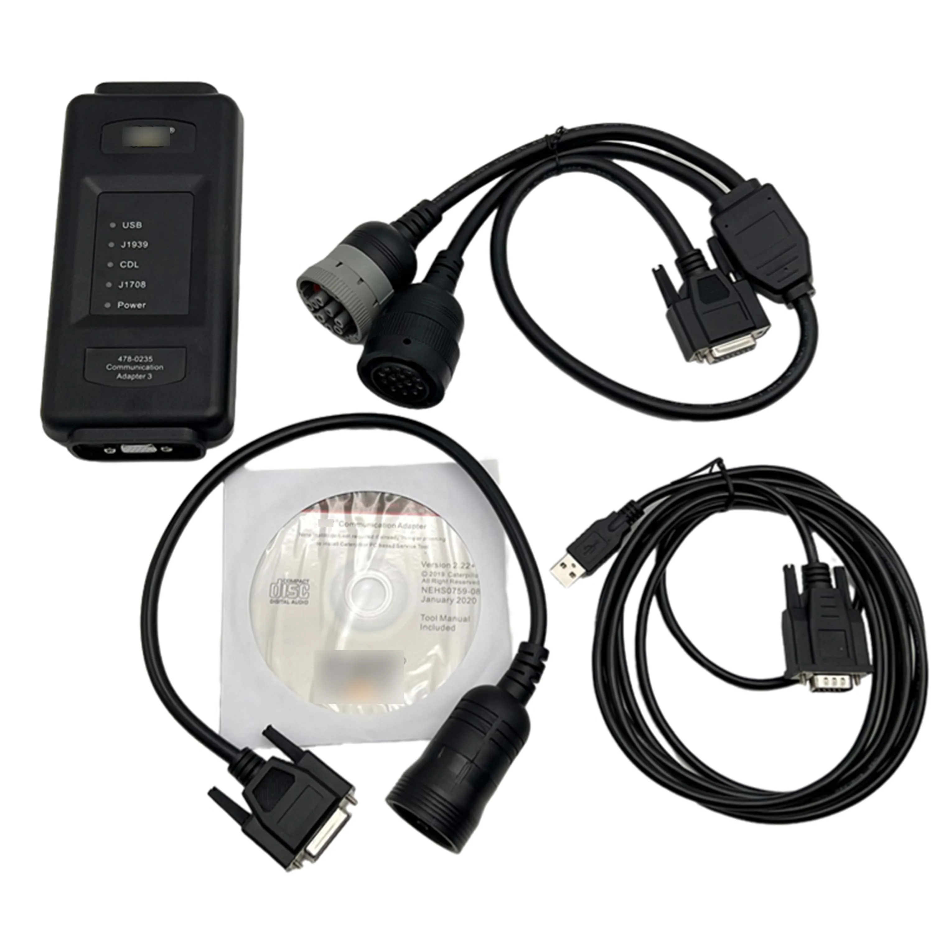 457-6114 478-0235 538-5051 Communication Adapter 3 Service Tool Software 2019C 2023A ET 4 Diagnostic for Caterpillar CAT