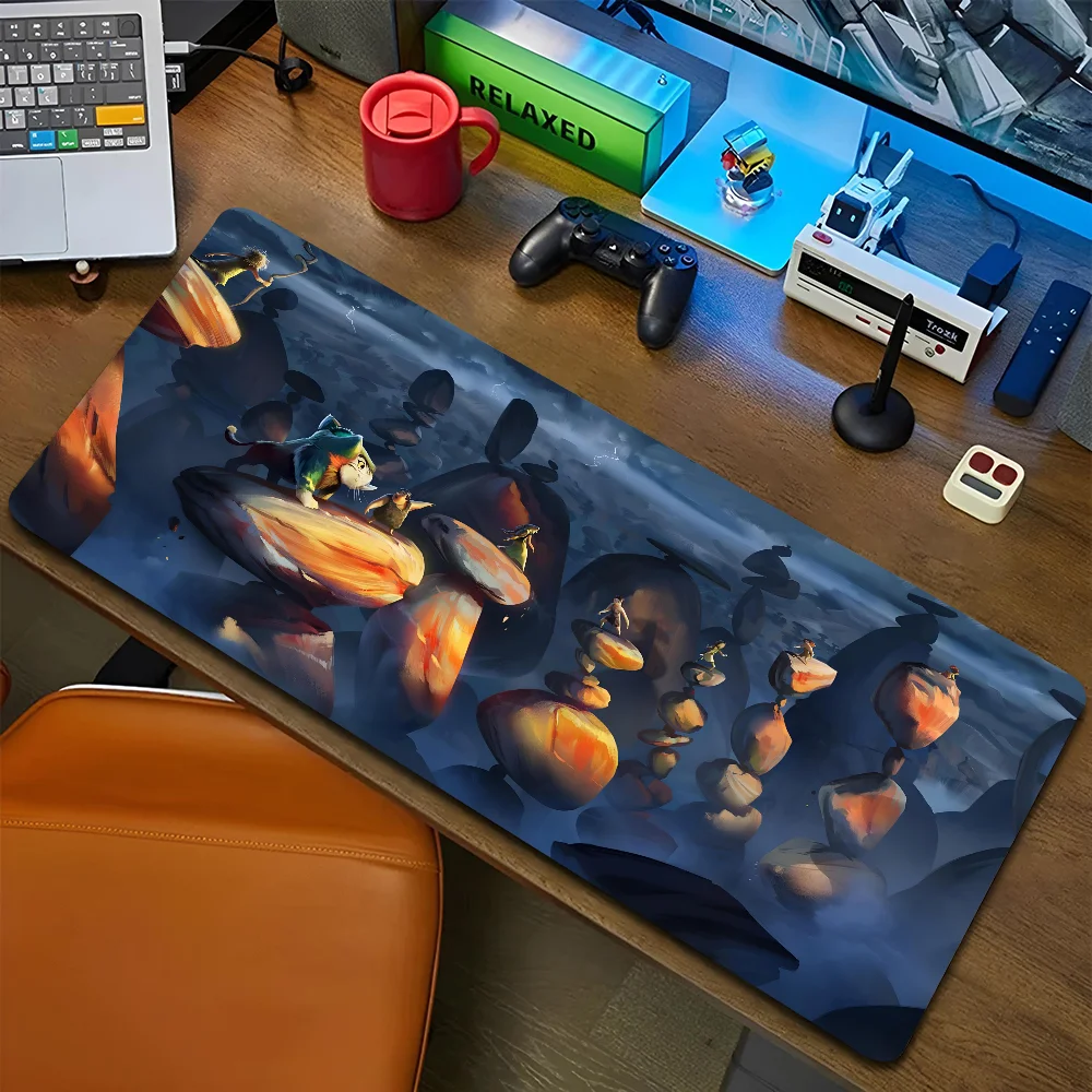 1pc Cartoon Movie T-The Croods Non-slip Mouse Pad Suitable For Office Computers Laptops E-sports Game Desk Mats XXL Keyboard