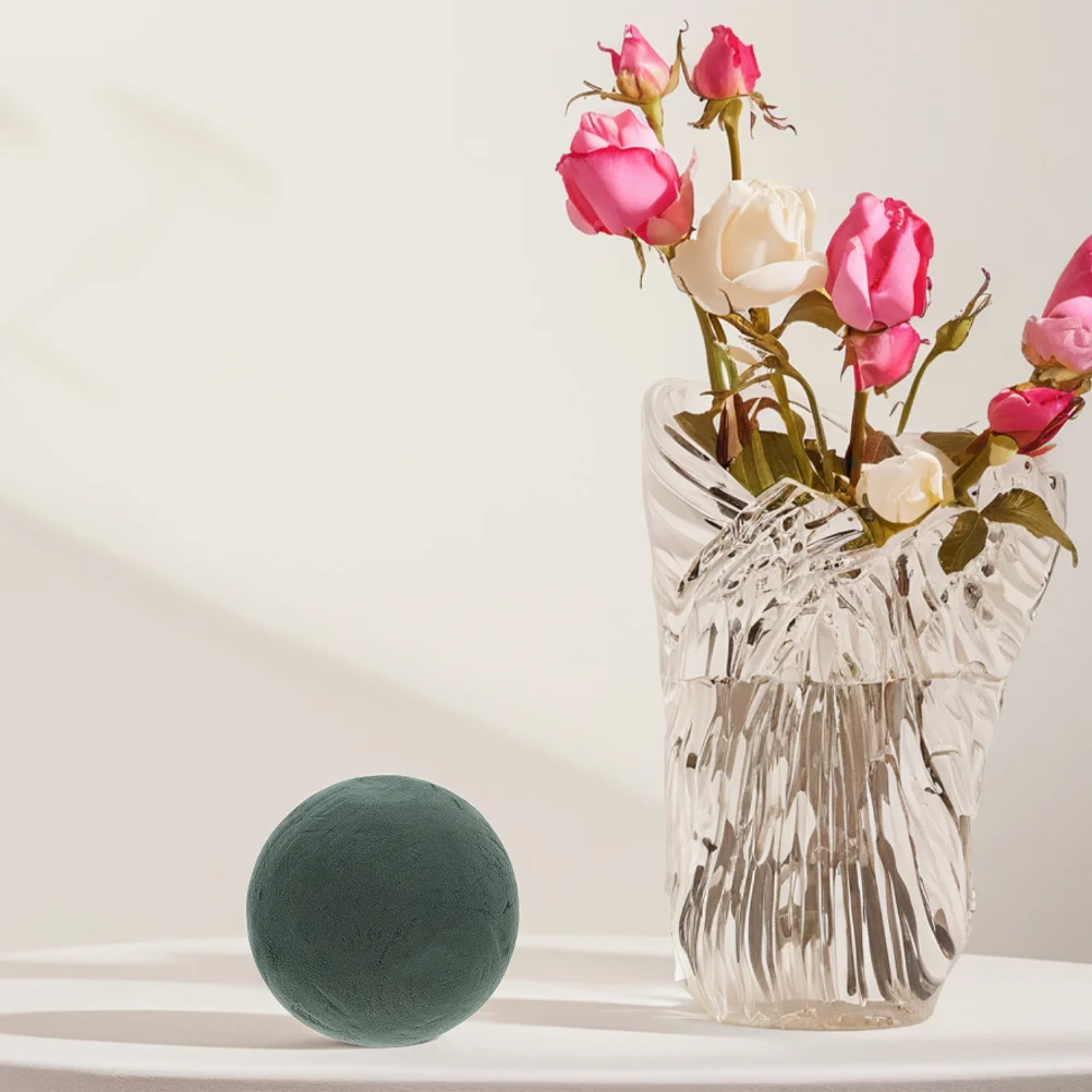 

Garden Wedding Floral Foam Spheres High Absorption Round Balls for DIY Flower Arrangements Fresh Mud Craft Green Foam Blocks