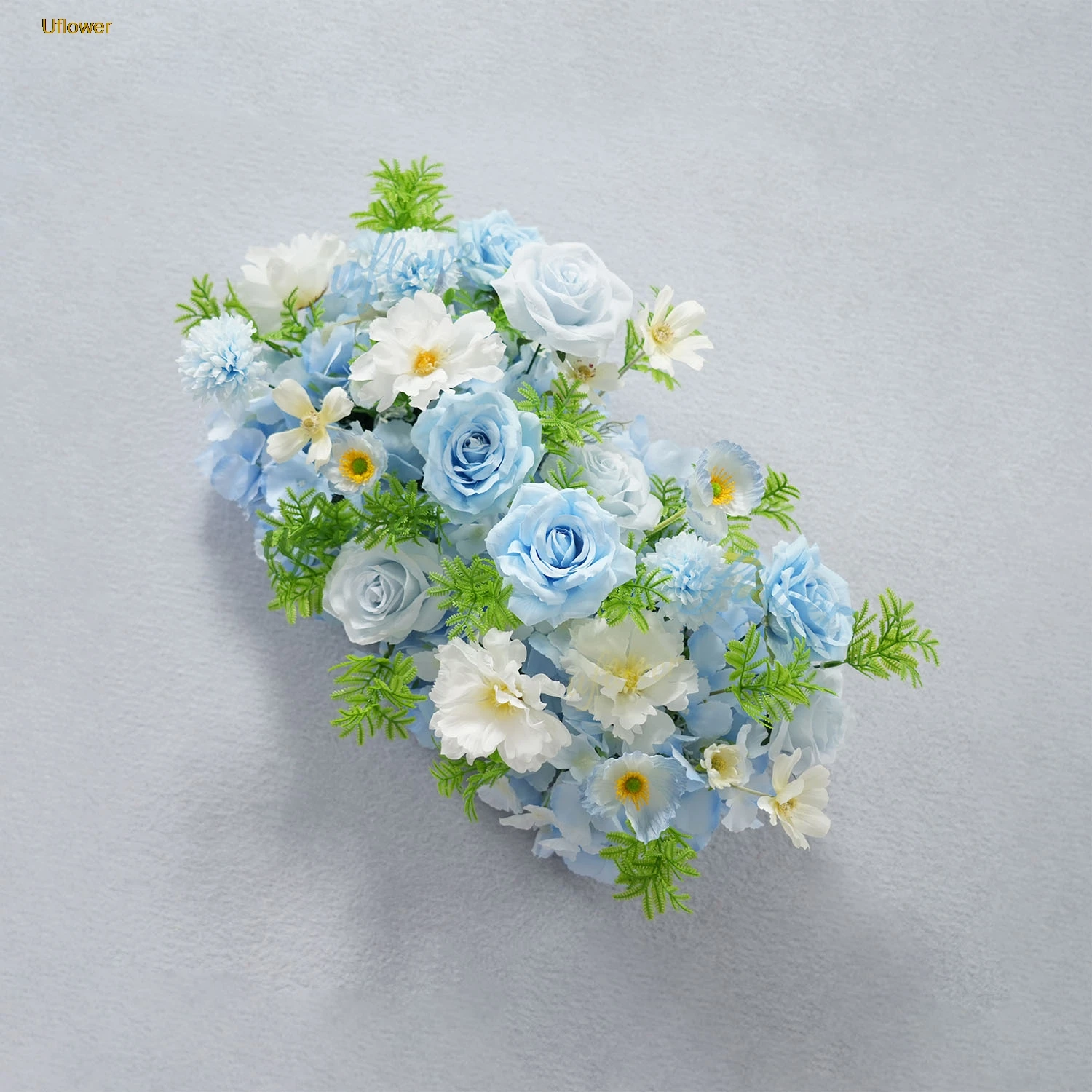 

Искусственные цветы Uflower, ряд 100 см/50 см, искусственные цветы, украшения для свадебного стола, центральные украшения, арка, фон, настенный декор