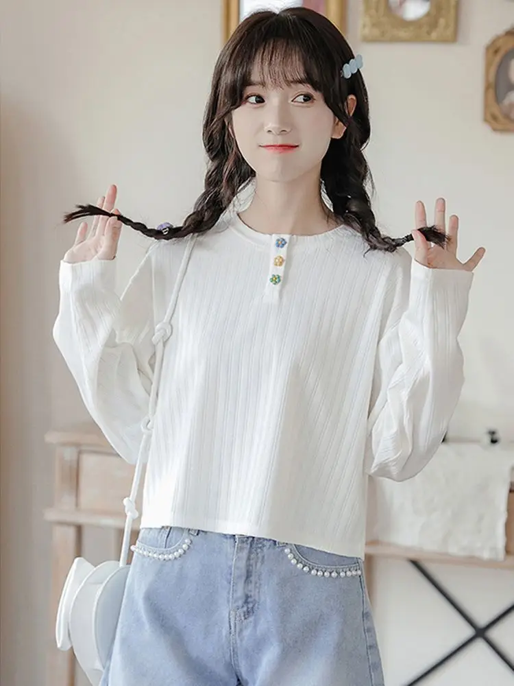 Sweatshirts Vrouw Shoujo Meisje Esthetisch Flanel Lus Schoon Tieners Controles Werkkleding Nieuwste Warmtezakje Subcultuur Esthetiek