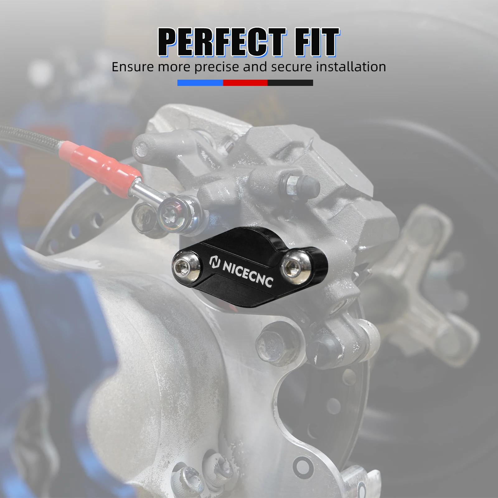  NICECNC For Yamaha Raptor 700 2015-2026 ATV Parking Brake Block Off Plate For Yamaha Raptor 700 YFM700RSE Special Edition Alum