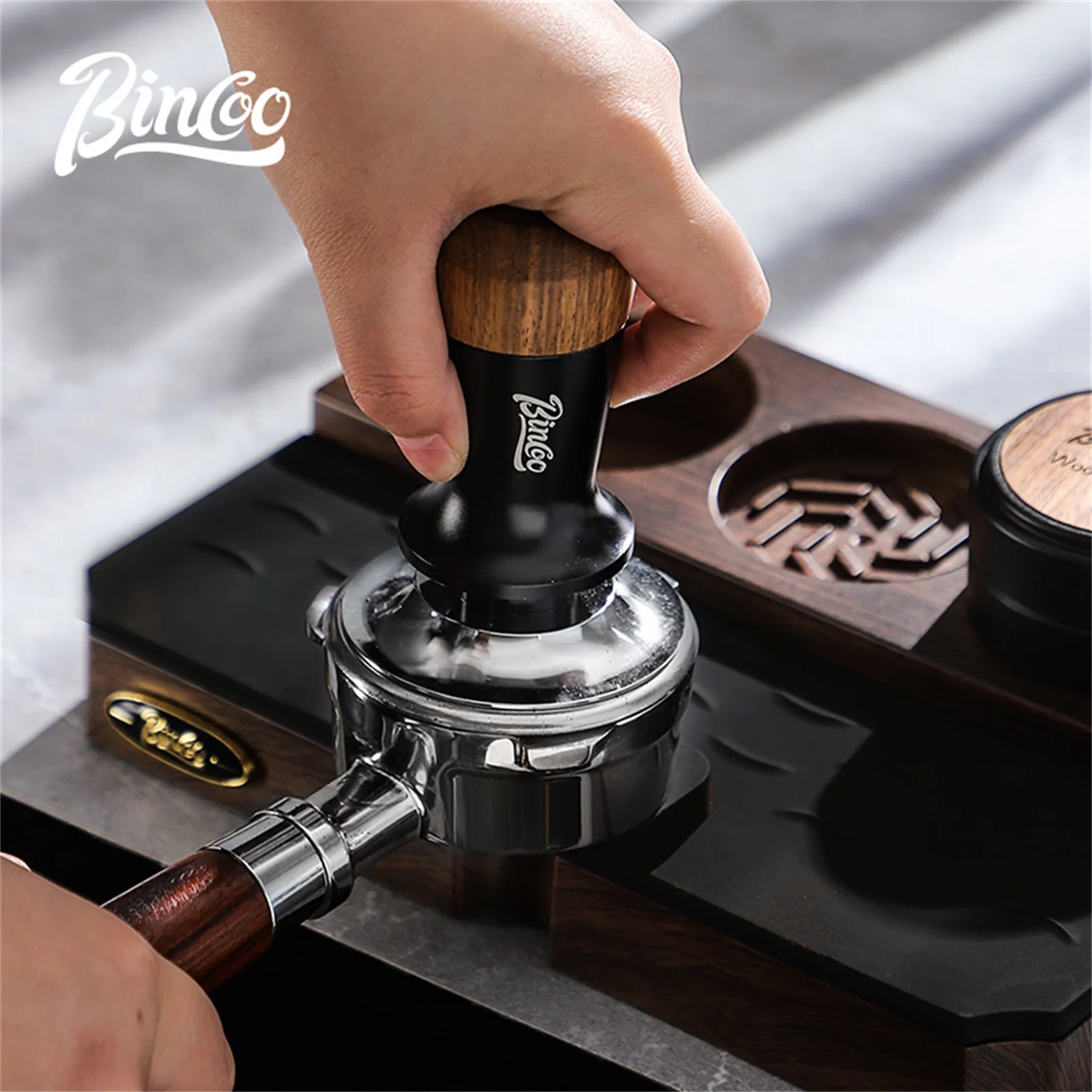 

New Coffee Distributor Espresso Tool/Leveler 3 Angled Slopes Coffee Tamper Constant Pressure Distributor For 51/58mm Portafilter