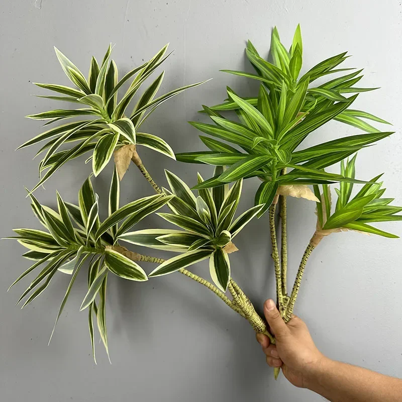Artificial Green Plants Tropical Lily Bamboos Floral Wedding Decor Simulation Brazil Wood Rich Bamboo Plant Cafe Decoration