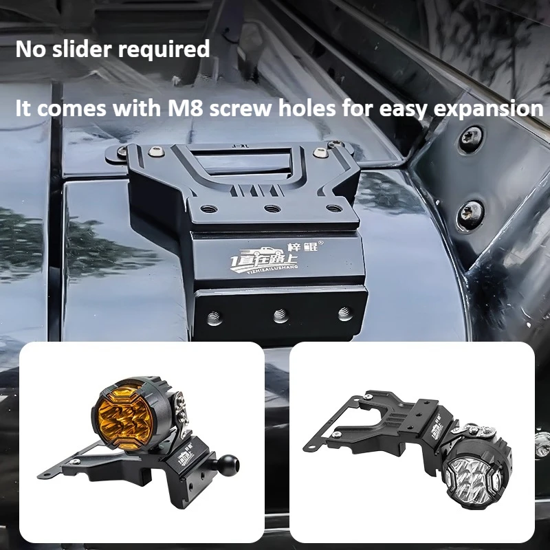 

Кронштейн для быстрой установки в A-стойку Jeep Wrangler JK, для вспомогательных двойных фар, модифицированный держатель для светодиодных прожекторов для внедорожников