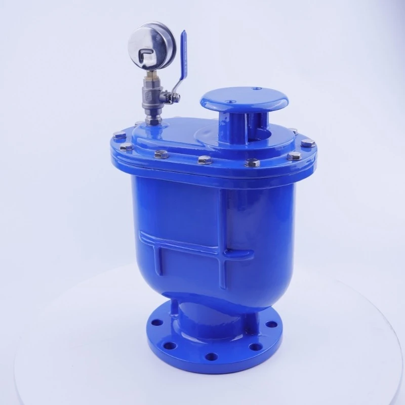 

Composite Dn50-Dn300 exhaust valve for efficient water transfer in exhaust pipes