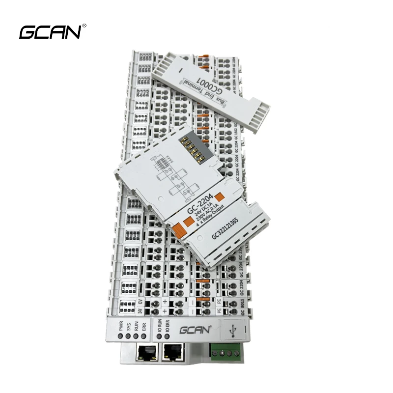 Gloednieuwe Originele GCAN-PLC-511 Controller Met Kan/Ethernet/RS232/RS485 Interface