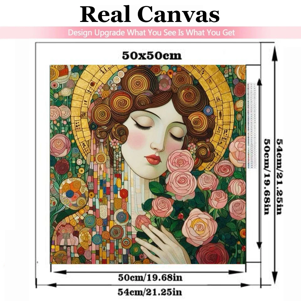 DIY 5D Diamond Painting Gustav Klimt Kiss Full Drill Diamond Embroidery Woman and Cat Leopard Diamond Mosaic Cross Stitch Kits