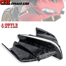 For Kawasaki ZX6R ZX7R ZX9R ZX10R ZX12R ZX14R Versys 650 Ninja 650R 1000 Z750 Z1000 Motorcycle Winglet Spoiler Fairing Wing Kit