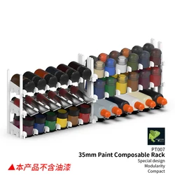 Paint Combination Paint Frame Storage Rack Compatible With AV AK AMMO GW Series PT007 Convenient Neat Ordered