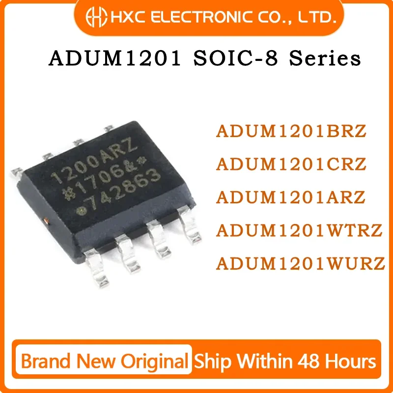 

A10PCS DUM1201BRZ ADUM1201CRZ ADUM1201ARZ ADUM1201WTRZ ADUM1201WURZ SOP8 Brand New Original IC Chip