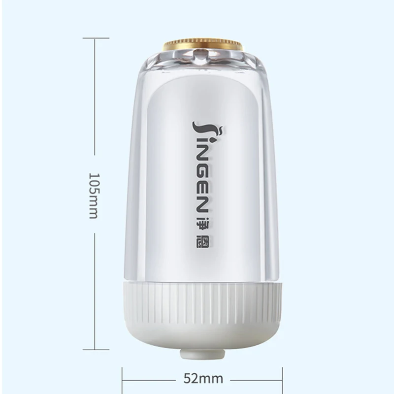 Washable Faucet Ceramic Filter Multi-layer Filtration Purifier Activated Carbon ABS High Efficiency Filter For Remove Impurities