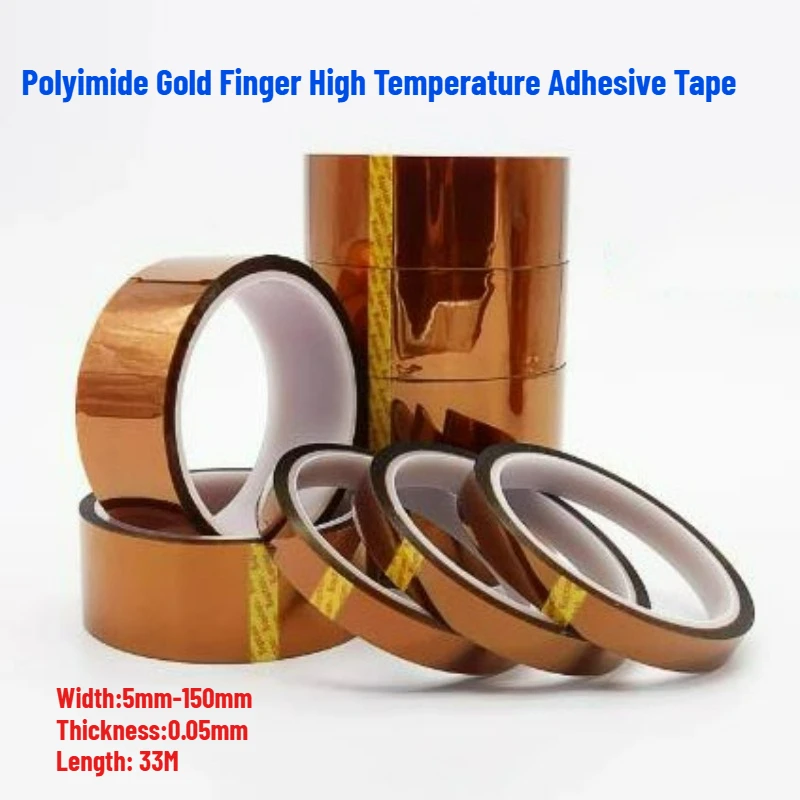 33M High Temperature Heat BGA Tape Thermal Insulation Tape Polyimide Adhesive Insulating Tape 3D Printing Board Protection