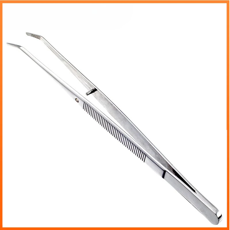 

Ourriner Stainless Steel Nail Art Nippers Tweezers Rhinestones Crystal Sequins Glitter Picking Up Cotton Cleaner Tools Manicure