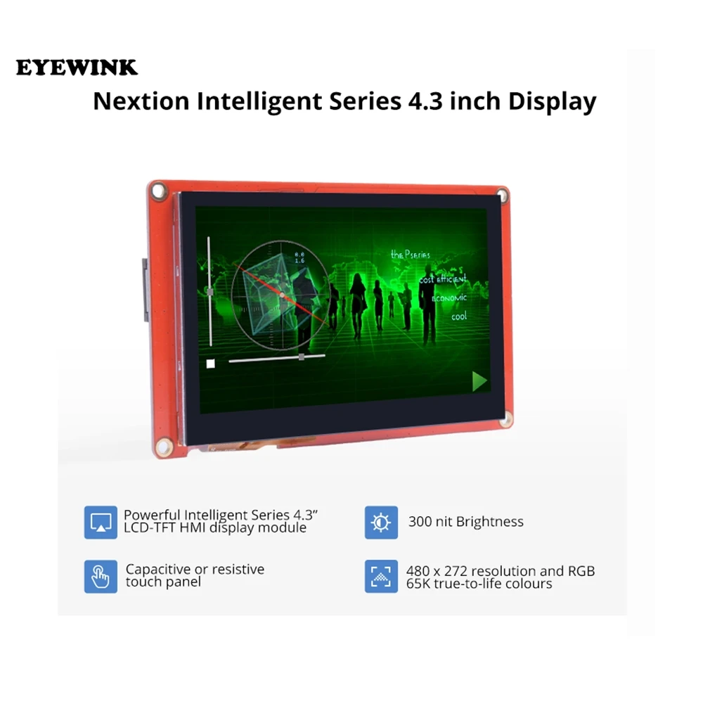 Nextion 4.3 Inch LCD-TFT HMI Display Module Intelligent Series RGB 65K ...