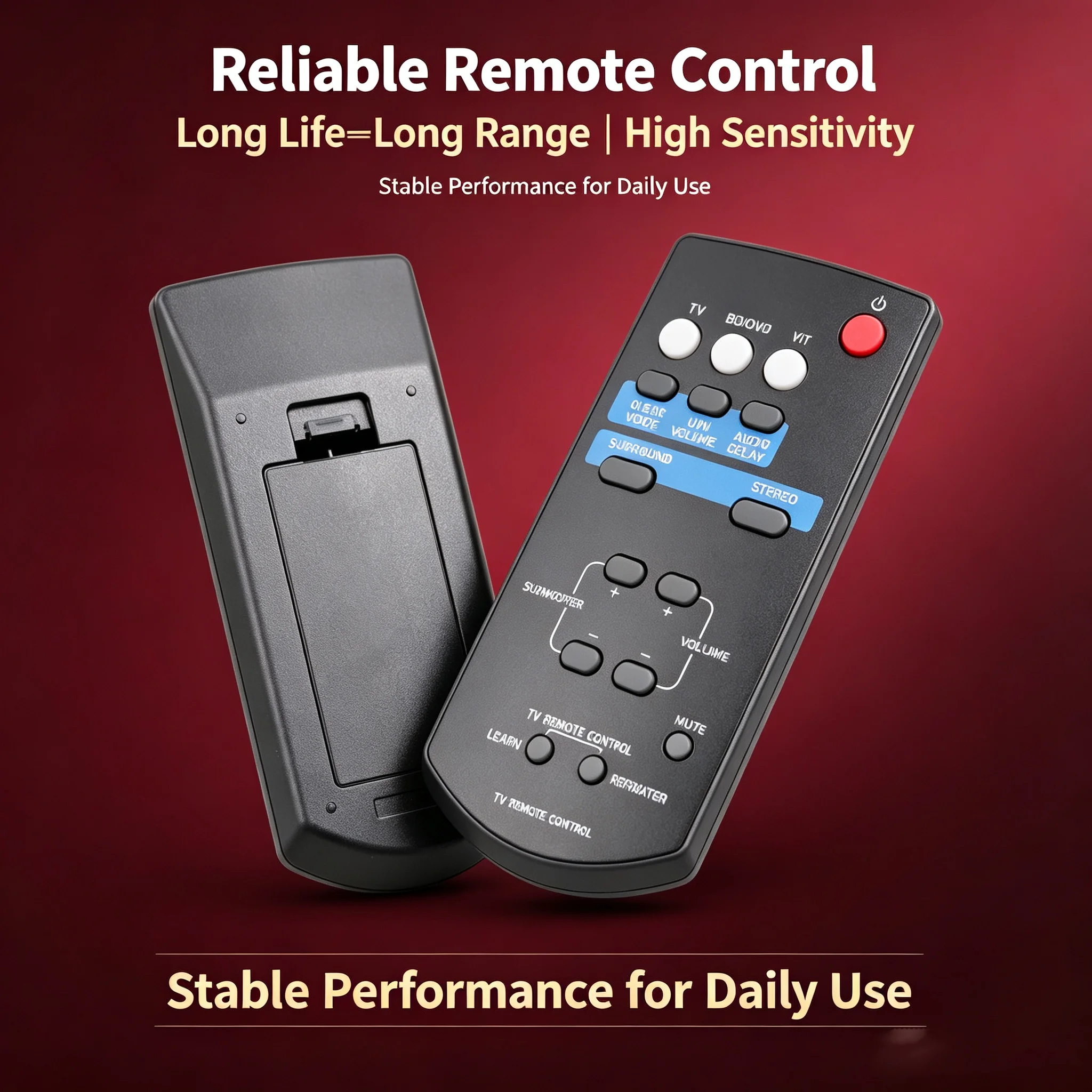 Remote Control FSR62 ZC94940 FSR66 ZJ78750 FSR71 ZK72120 For YAMAHA YAS201 ATS1030 YAS203 YAS203BL YASCU203 SoundBar SYSTEM
