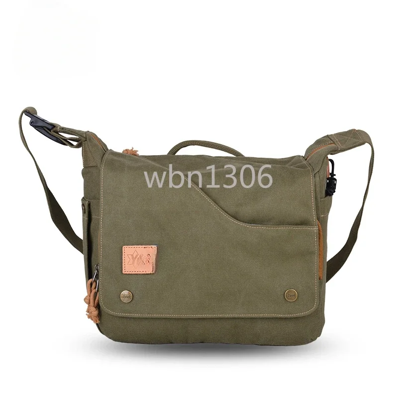 

SLR camera bag, shoulder casual canvas oblique span camera bag