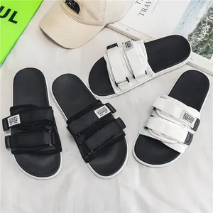 Herren-Gelegenheits-Slip-Hausschuhe mit sanftem Hintergrund, Hakenschleife, Modestrandsandalen, Flip-Flop im Freien, Sommer, Sommer 8 Hauptverkaufsausschuhen Klettverschluss - №5