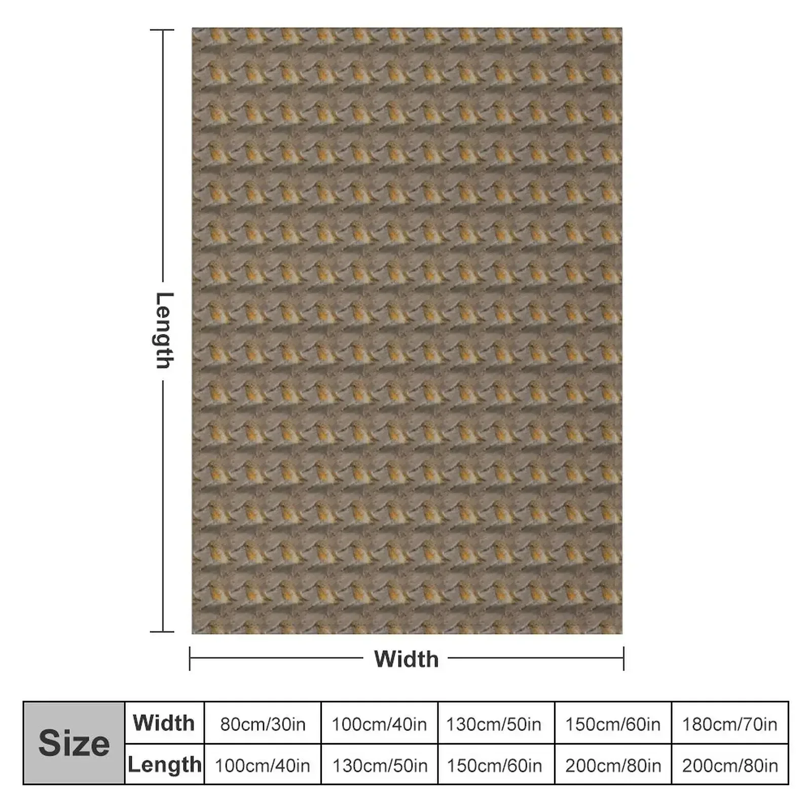 Baby robins repeat print Throw Blanket Beach Tourist Blankets Sofas Of Decoration Soft Plush Plaid Retros Blankets