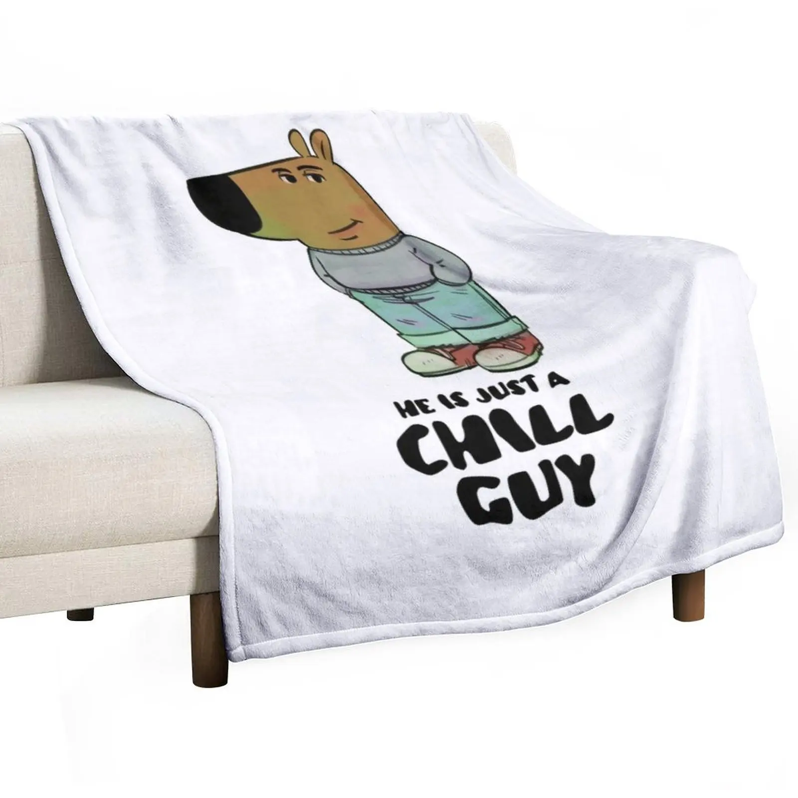 

CHILL GUY (white) Throw Blanket Sofa Throw For Baby Soft Blankets